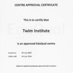 Twim Institute EduQual Centre Approval